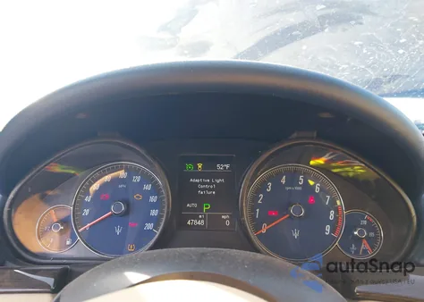 2015 Maserati Granturismo z USA, uszkodzony, nr VIN ZAM45MMA3F0146488